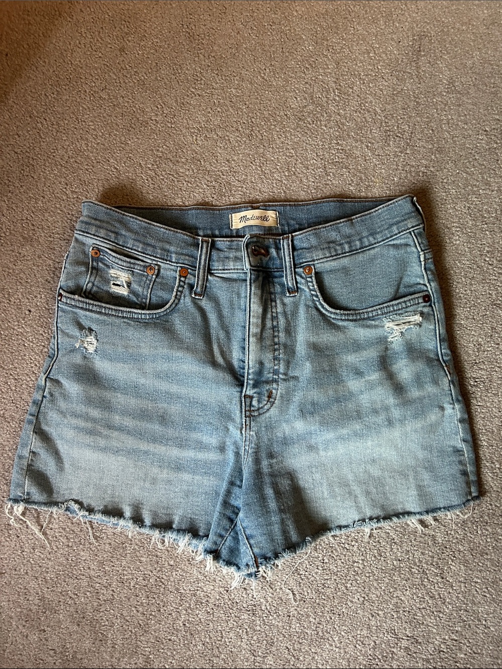 Madewell High Rise Denim Shorts in Littleton Wash‎ Size 29